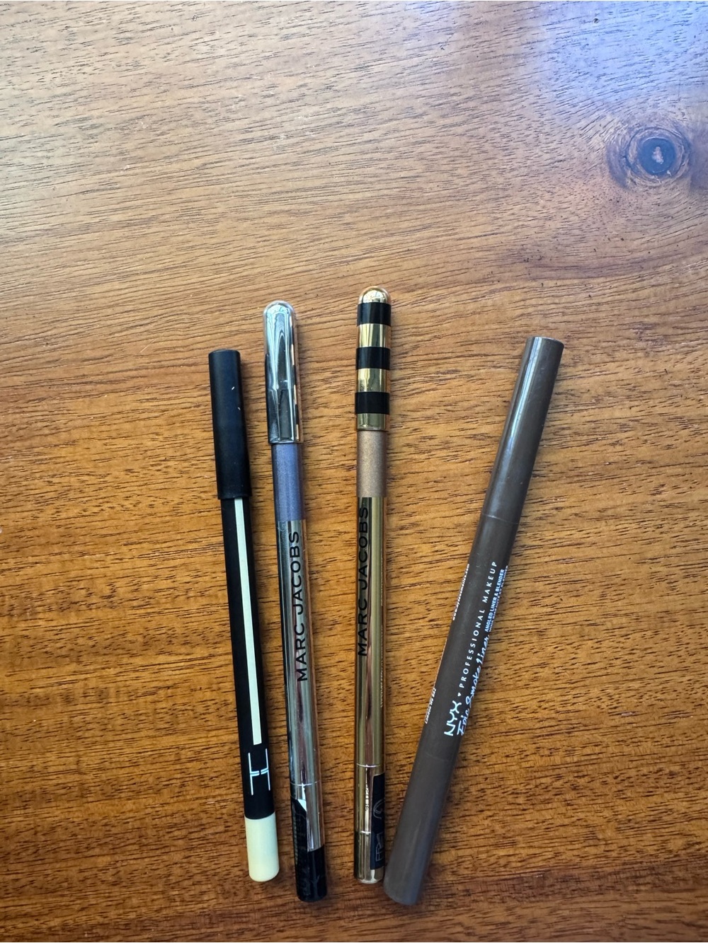 Marc Jacobs Metallic Gold and Shimmery Purple Eyeliner Pencils